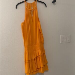 Ramy Brook Elegant Orange Sleeveless Dress